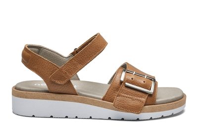 salg af NEW FEET SANDAL I BRUN SKIND