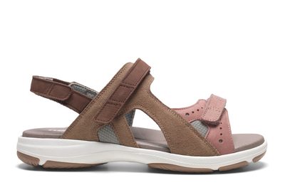 salg af NEW FEET BRUN OG ROSA SANDAL
