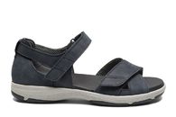 salg af NEW FEET Sandal med hælkappe, Nubuck, mørkeblå