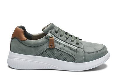 salg af NEW FEET ARMY GRØN SKO I NUBUCK