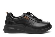 salg af NEW FEET sko i sort skind