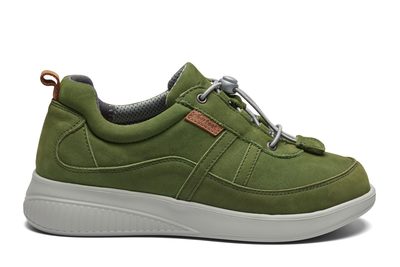 salg af NEW FEET GRØN NUBUCK SKO