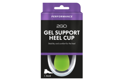 salg af 2GO GEL SUPPORT HEEL CUP STØDABSORBERENDE KOMFORT