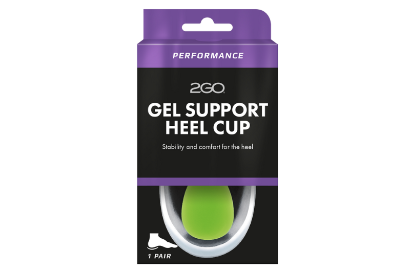 salg af 2GO GEL SUPPORT HEEL CUP STØDABSORBERENDE KOMFORT