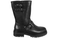 salg af 5.TH AVENUE BIKERBOOT BIKERSTØVLE I SORT PU