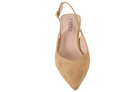 5TH AVENUE SLINGBACK STILET I KAMELFARVET TEKSTIL