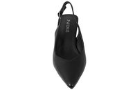 5TH AVENUE SLINGBACK STILET I SORT PU