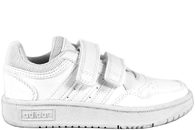 salg af ADIDAS HOOPS 2.0 HVID SNEAKERS I IMITERET SKIND