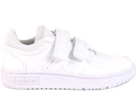 salg af ADIDAS HOOPS 2.0 HVID SNEAKERS I IMITERET SKIND