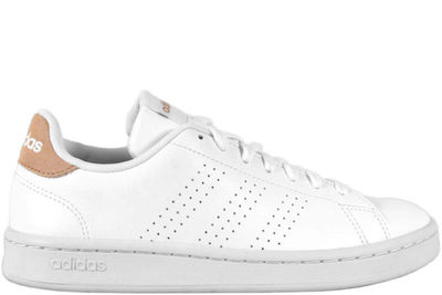 salg af ADIDAS ADVANTAGE HVID SNEAKERS I PU