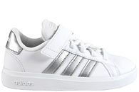 salg af ADIDAS GRAND COURT 2.0 EL K FRITIDSSKO I HVIDT PU