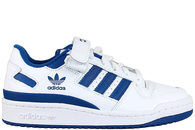 salg af ADIDAS FORUM LOW BLUE SNEAKERS I HVIDT SKIND