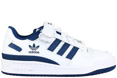 salg af ADIDAS FORUM LOW BLUE SNEAKERS I HVIDT SKIND