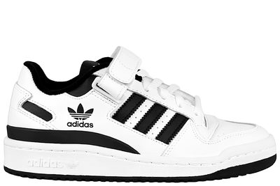 salg af ADIDAS FORUM LOW BLACK SNEAKERS I HVIDT SKIND