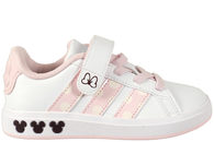 salg af ADIDAS GRAND COURT MINNIE EL K SNEAKERS I HVIDT GLAT SKIND
