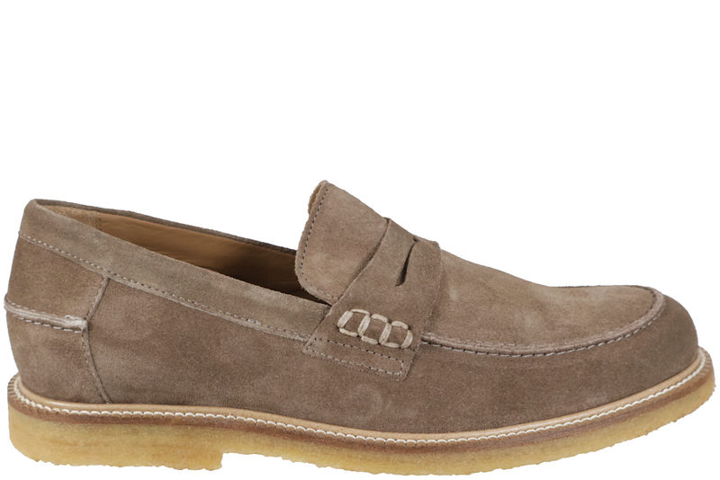 salg af ANGULUS PENNY DESERT LOAFERS I SANDFARVET SKIND