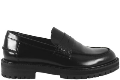 salg af ANGULUS SORT LOAFERS I GLAT SKIND