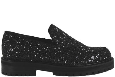 salg af ANGULUS SORT LOAFERS MED GLIMMER