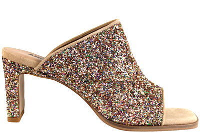 salg af ANGULUS SLIP-IN SANDAL I MULTIGLITTER