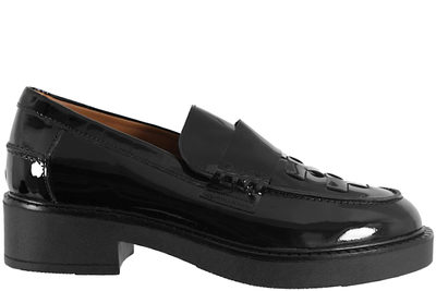 salg af ANGULUS LOAFERS I SORT LAK LÆDER