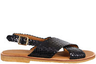 salg af ANGULUS SANDAL I SORT FLET