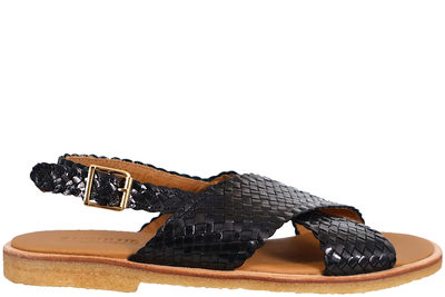 salg af ANGULUS SANDAL I SORT FLET