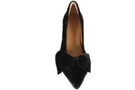 ANGULUS PUMPS I MØRKEBRUNT VELOUR