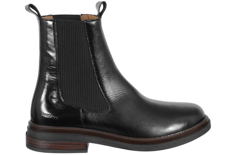 salg af ANGULUS FORMA HEEL COMBI STØVLE I SORT GLAT SKIND