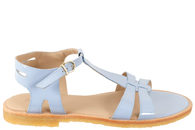 salg af ANGULUS SANDAL I LYSEBLÅT POLIDO MED LAK LOOK