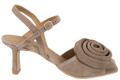 salg af ANGULUS PUMPS I LYSEBRUNT RUSKIND MED BLOMST