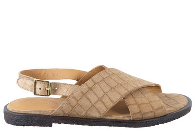 salg af ANGULUS SANDAL I BRUNT KROKOPRÆGET RUSKIND