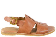 salg af ANGULUS SANDAL I LYSEBRUNT GLAT SKIND