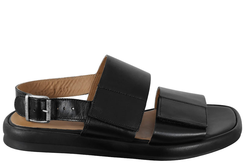 salg af ANGULUS SANDAL I SORT GLAT SKIND