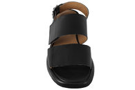 ANGULUS SANDAL I SORT GLAT SKIND