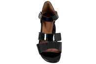 ARA SANDAL PÅ HÆL I SORT POLIDO