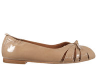 salg af BILLI BI BALLERINA I BEIGE SKIND MED LAK LOOK
