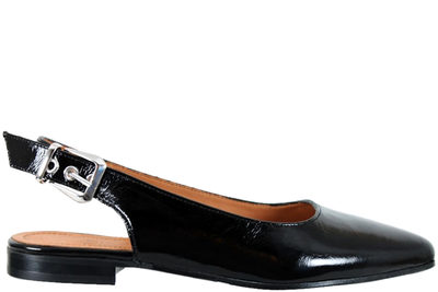 salg af BILLI BI VENICE SLINGBACK I SORT POLIDO
