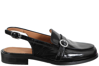 salg af BILLI BI VENICE SLINGBACK I SORT GLAT SKIND