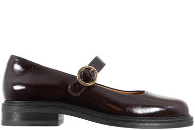 salg af BILLI BI - VENICE MOGANO BALLERINA I BORDEAUX POLIDO