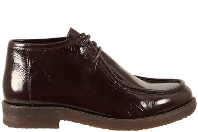 salg af BILLI BI - VENICE MOGANO DESERT BOOT STØVLE I LAKERET SKIND