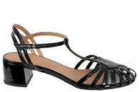 salg af BILLI BI SANDAL PÅ LILLE HÆL I SORT POLIDO