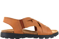 salg af BIOSTEP SANDAL I BRUNT GLAT SKIND