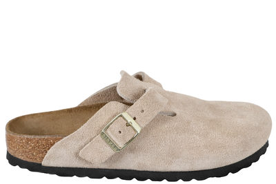 salg af BIRKENSTOCK BOSTON BS SANDCASTLE SLENTERS I SANDFARVET RUSKIND