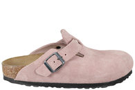 salg af BIRKENSTOCK - BOSTON BS PINK CLAY SLENTERS I LYSERØDT RUSKIND