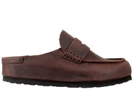 salg af BIRKENSTOCK NAPLES WRAPPED HABANA SLENNTERS I BRUNT OLIERET SKIND