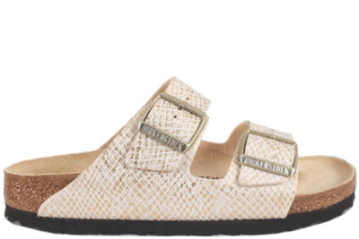 salg af BIRKENSTOCK ARIZONA SHINY PYTHON EGGSHELL