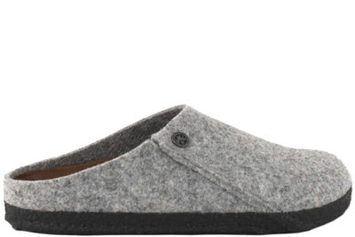 salg af BIRKENSTOCK ZERMATT LYSEGRÅ HJEMMESKO I ULDFILT