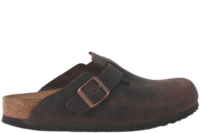 salg af BIRKENSTOCK BOSTON HABANA BRUN SLENTERS