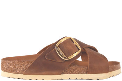 salg af BIRKENSTOCK SIENA BIG BUCKLE BRUN SLENTERS