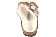 BIRKENSTOCK FORET MED HVIDT LAMMESKIND